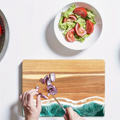 Wave Resin Cutting Board Ocean Inspired