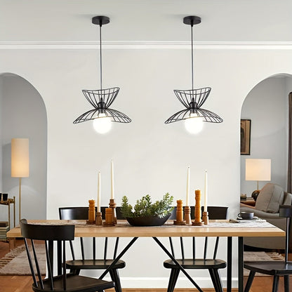 Retro Black Pendant Light Adjustable