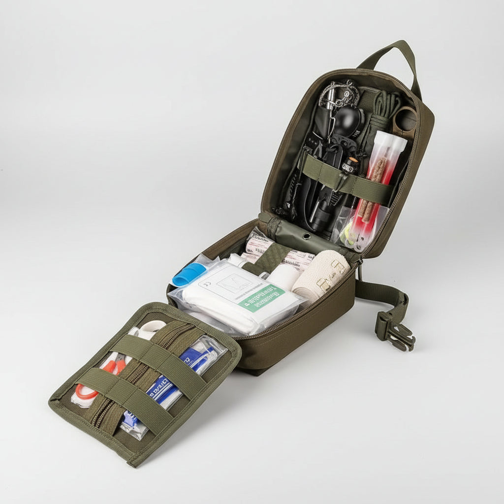 Compact Survival Backpack Outdoor First Aid
