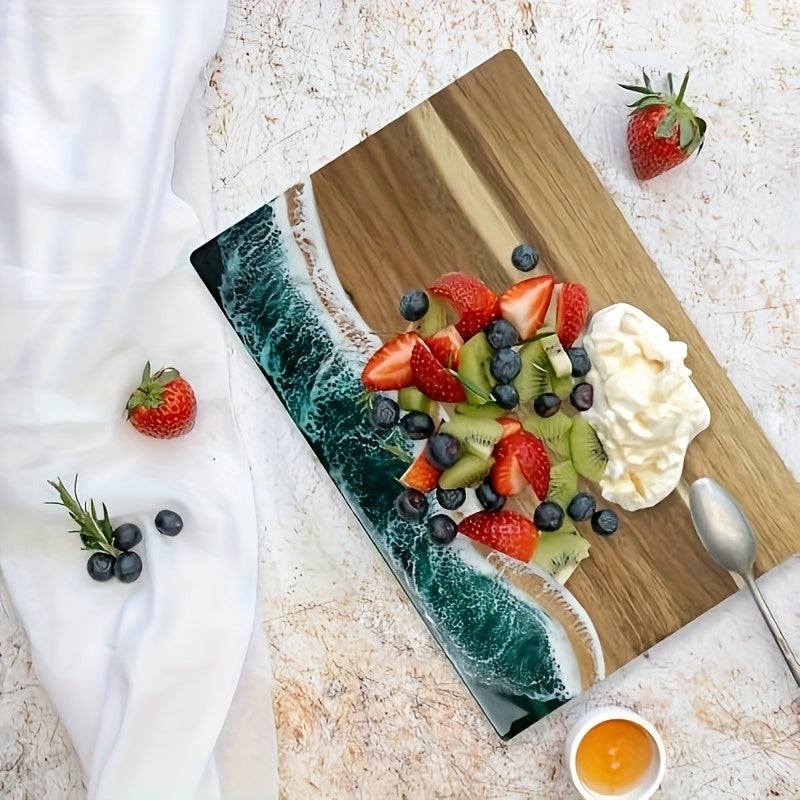 Wave Resin Cutting Board Ocean Inspired