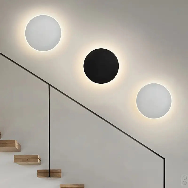 Minimalist Round LED Wall Light Modern