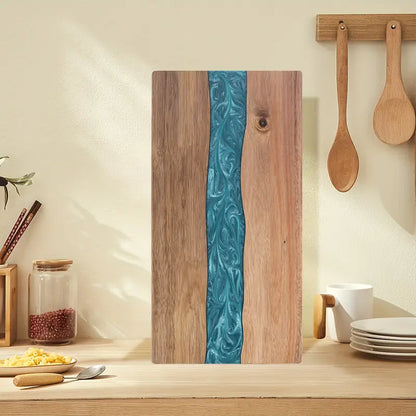 Resin River Cutting Board Acacia Wood