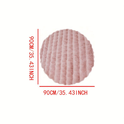 Cloud Comfort Round Bubble Rug Soft Fluffy