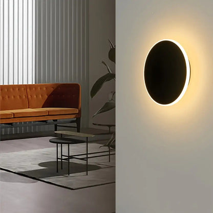 Minimalist Round LED Wall Light Modern