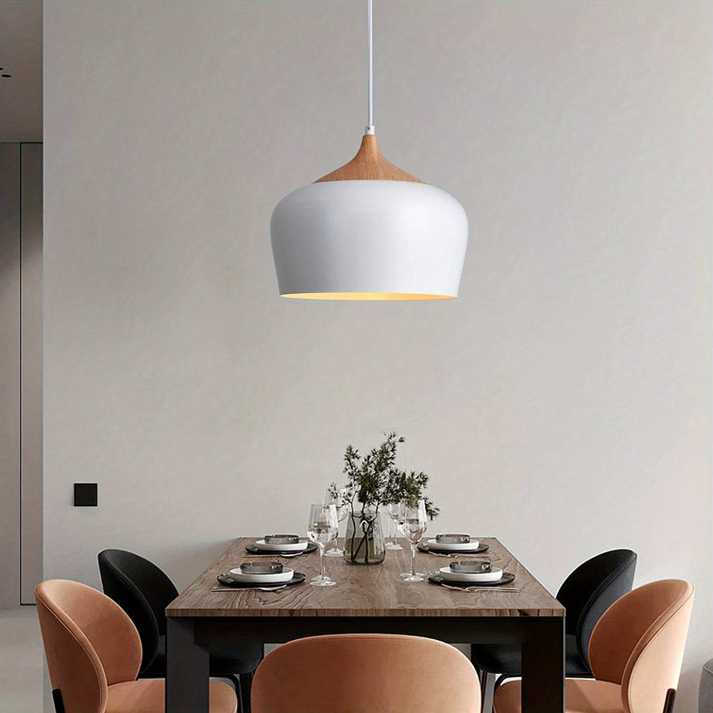 Modern Scandinavian Pendant Light Iron &