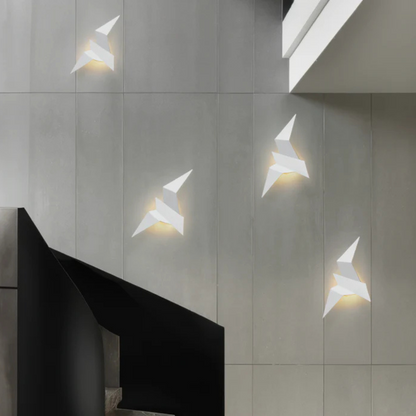 Origami Wall Lamp Unique Modern Indoor LED