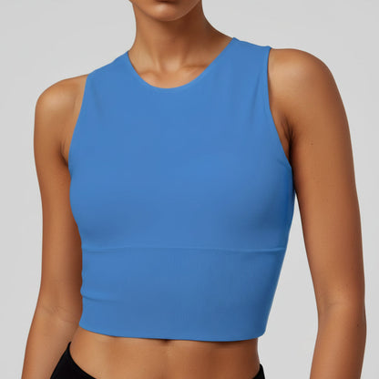 Womens Pickleball Crop Tank High Stretch