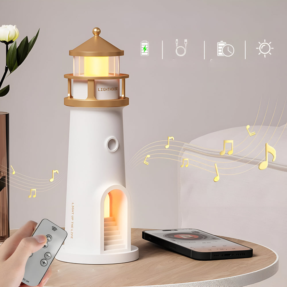 Night Light Projection Lighthouse LED Room
