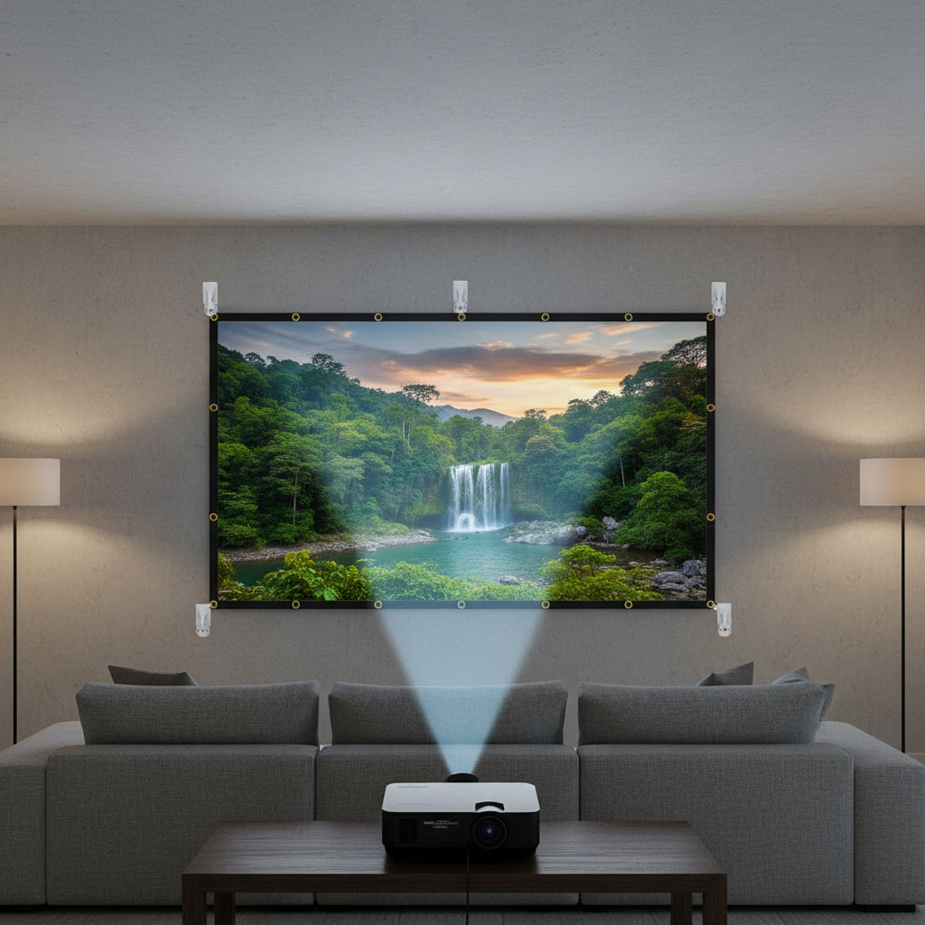 Portable 120 Inch Projector Screen Outdoor
