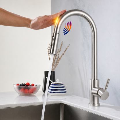 Kitchen Faucet Pull Out Spray Head Single
