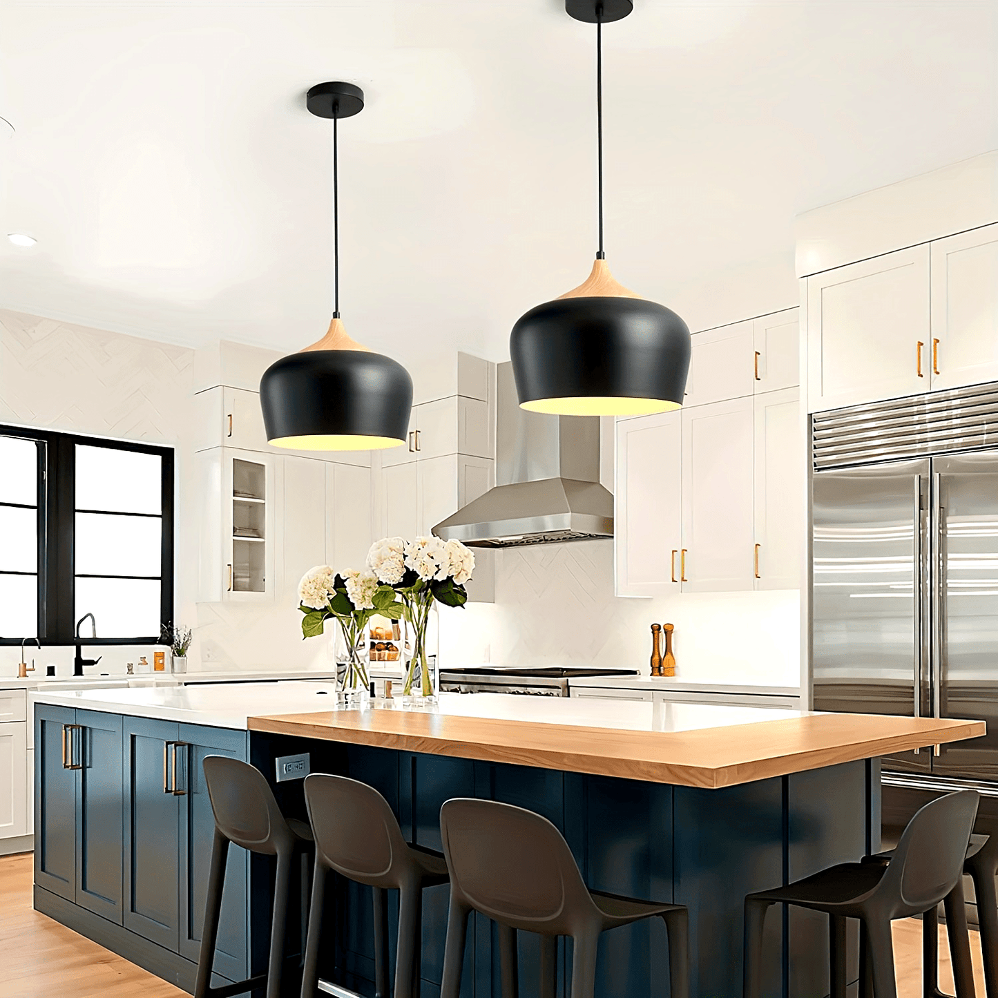 Modern Scandinavian Pendant Light Iron &