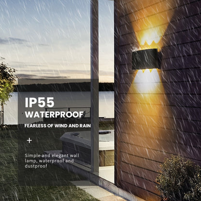 Modern Dual Beam LED Wall Light Indoor