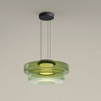 Glass Pendant Lamp Bauhaus Style Hanging