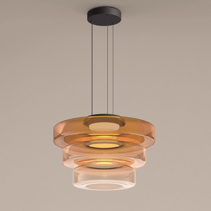 Glass Pendant Lamp Bauhaus Style Hanging