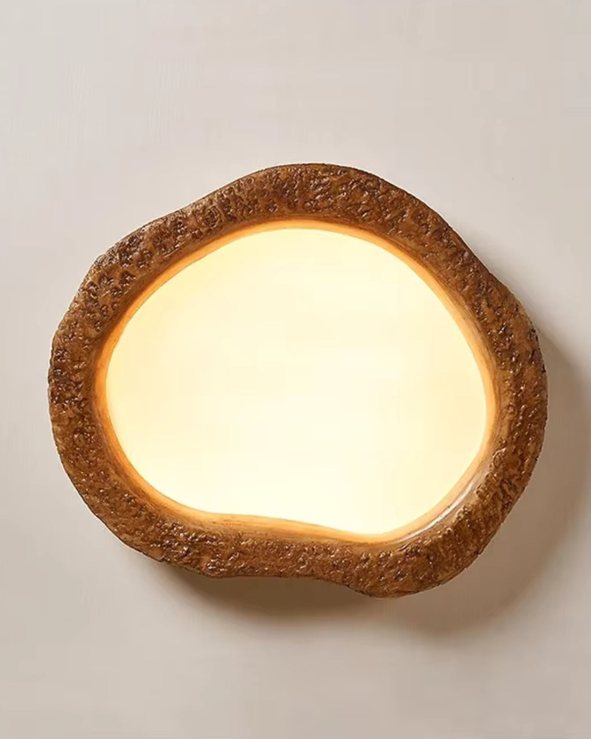 Le Halo Bois Ceiling Light Rustic Wood