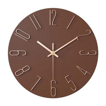 Noble Modern Wall Clock Minimalist Gold