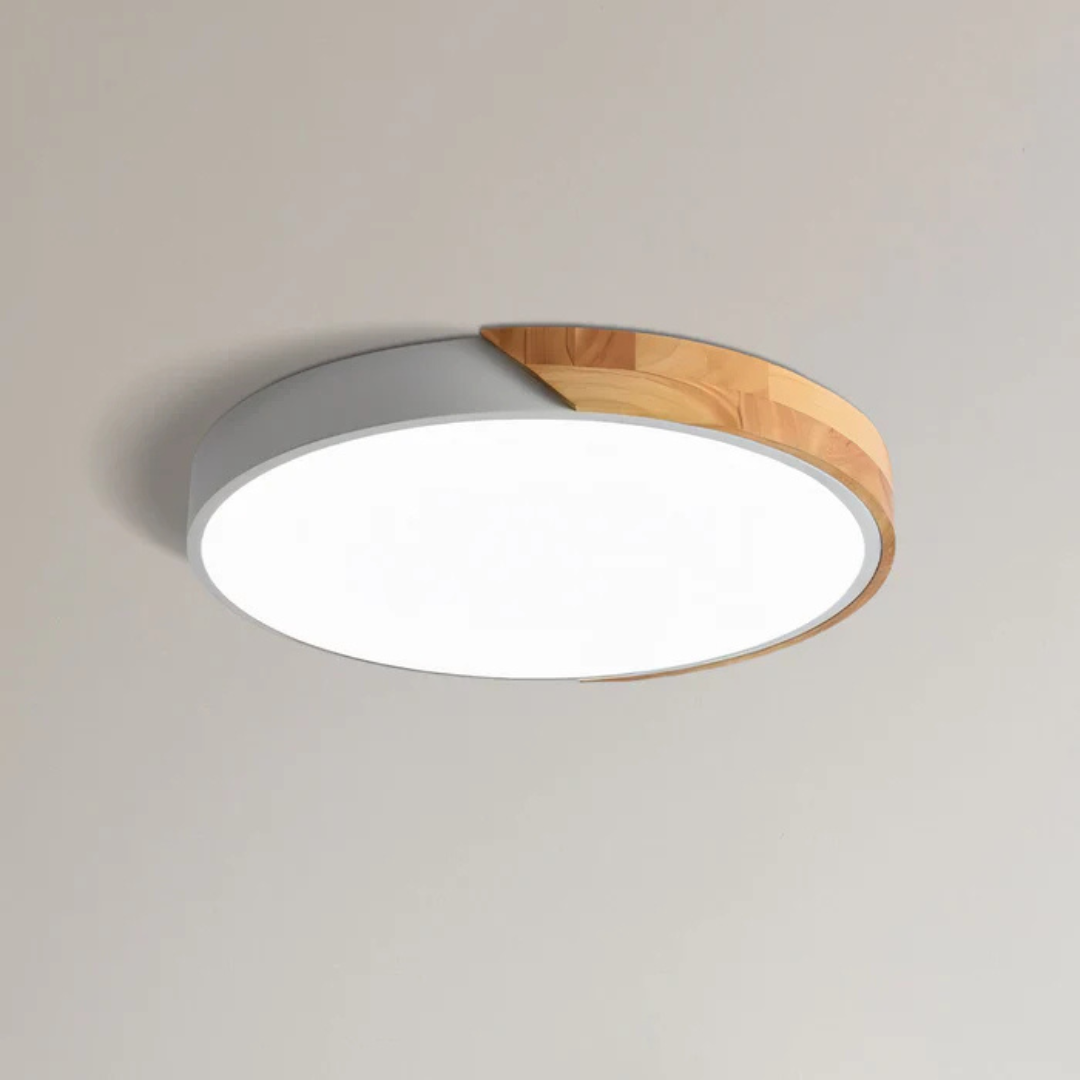 LED Ceiling Light Modern Nordic Wooden