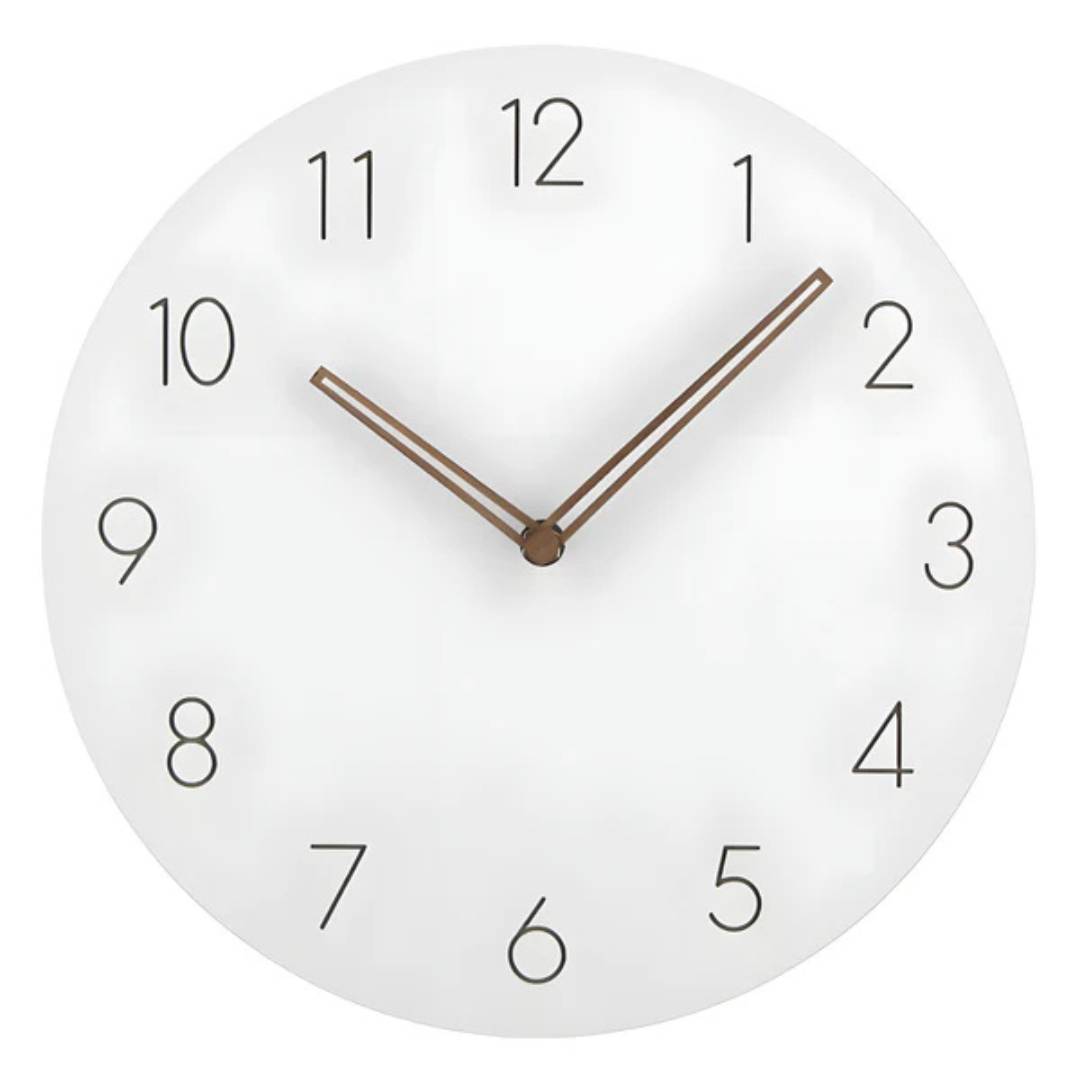 Nork Minimalist Wall Clock Contemporary Wood