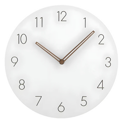 Nork Minimalist Wall Clock Contemporary Wood