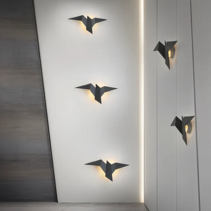 Origami Wall Lamp Unique Modern Indoor LED