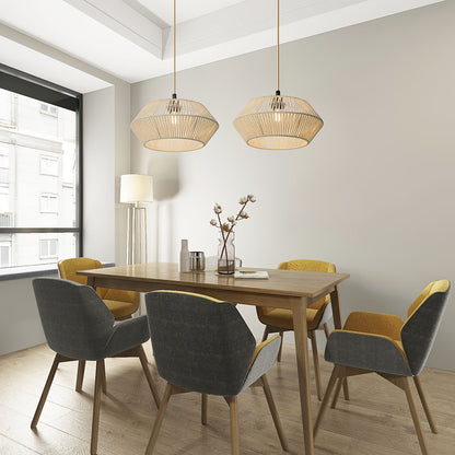 Handwoven Paper Rope Pendant Light Shade