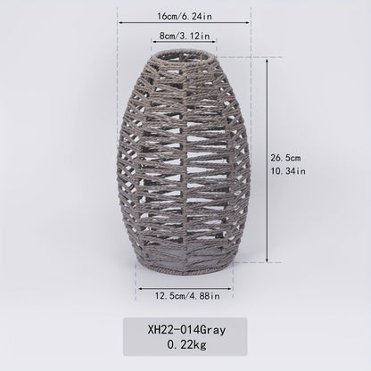 Modern Handwoven Rope Pendant Shade Natural