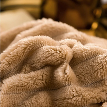 Bedding Duvet Cover Set Plush Style Winter