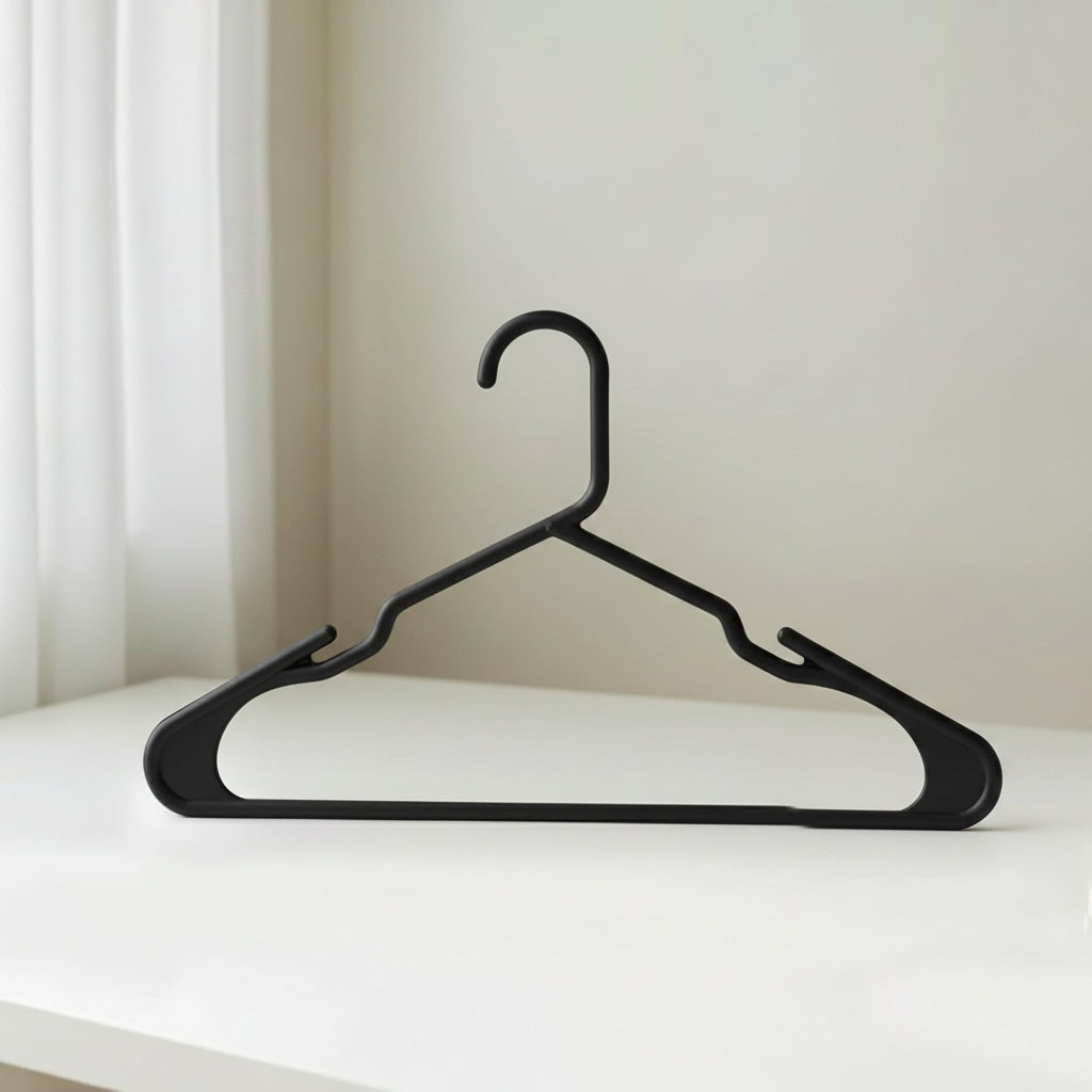 Clothes Hangers Plastic Set Heavy Duty Slim