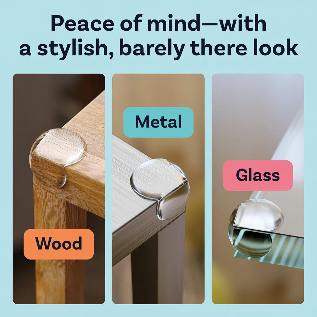 Clear Corner Protectors Baby Safety Durable