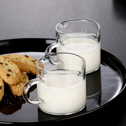 Espresso Cups Glass Double Spout Measuring