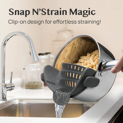 Kitchen Strainer Clip Style Pot Pasta