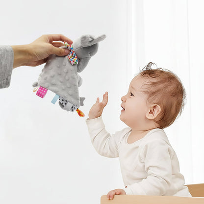 Baby Security Blanket Elephant Plush Lovey