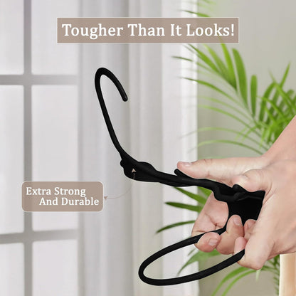 Clothes Hangers Plastic Set Heavy Duty Slim