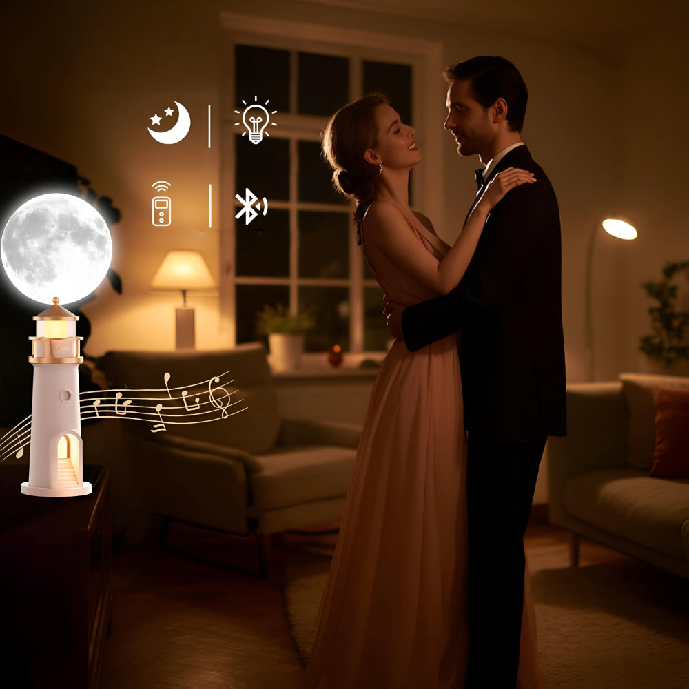 Night Light Projection Lighthouse LED Room