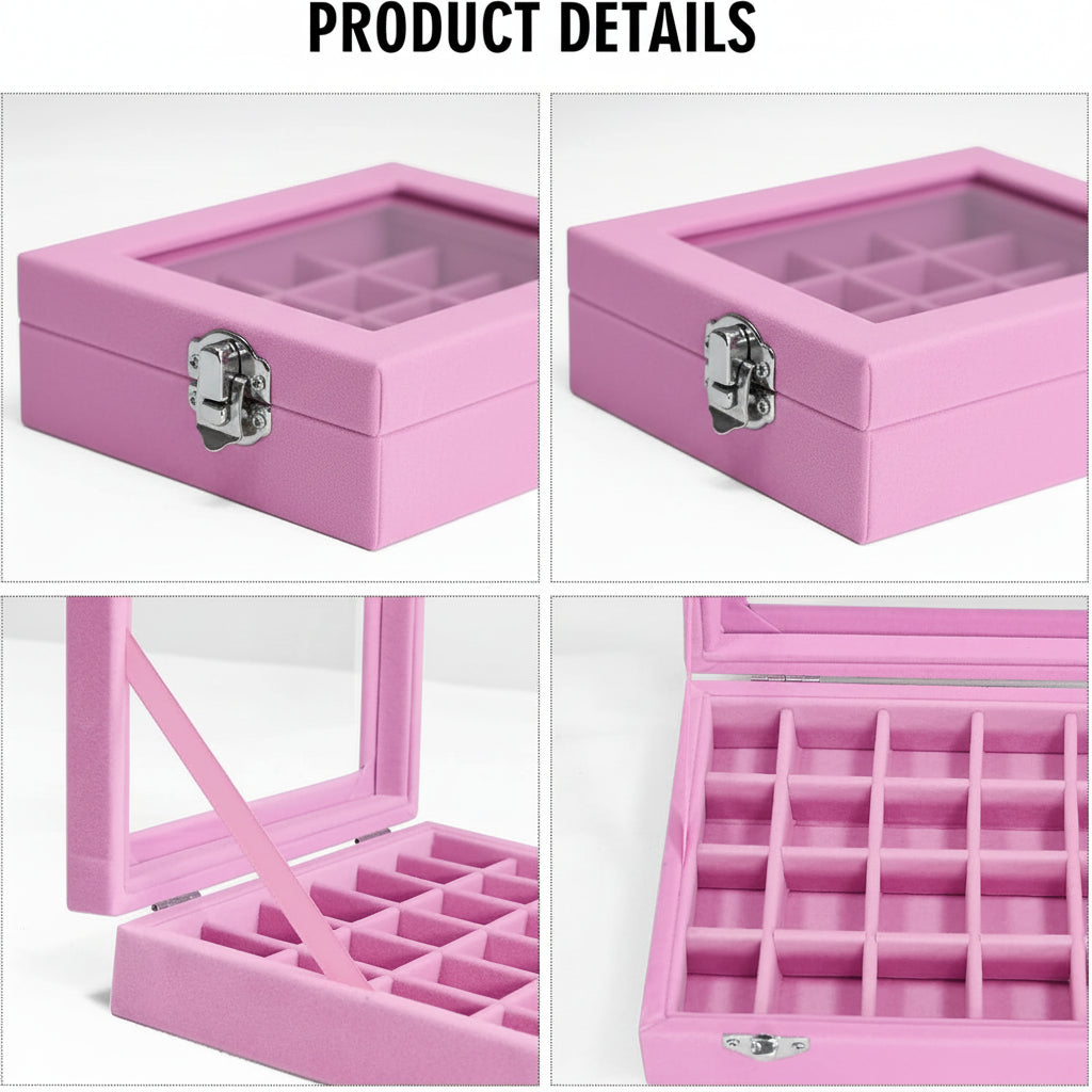 Jewelry Organizer Mothers Day Velvet Storage