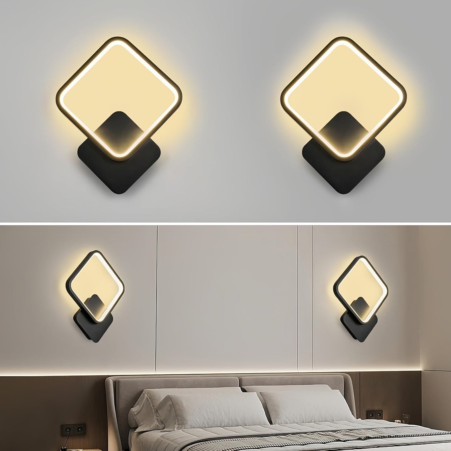 Modern Square LED Wall Lamp Minimalist