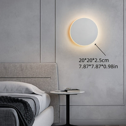 Minimalist Round LED Wall Light Modern