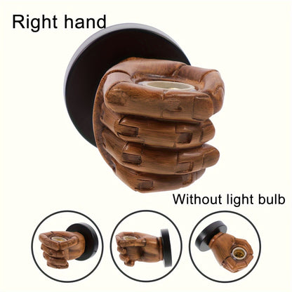 Industrial Hand Wall Lamp Resin E26 Wall