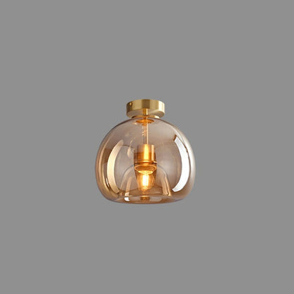Vintage Bubble Glass Ceiling Light Retro