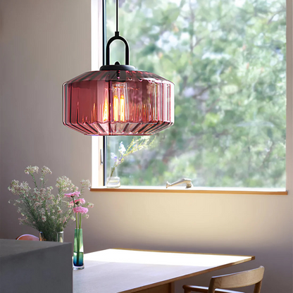Mireta Glass Pendant Light Retro Coloured