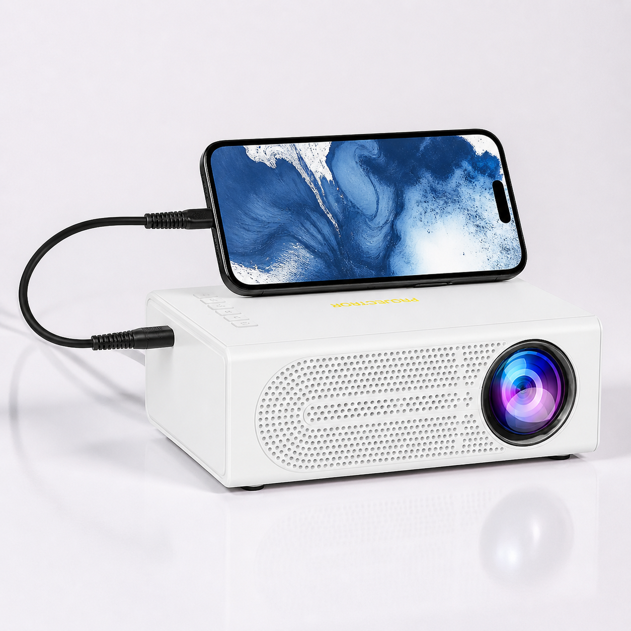 Portable Mini Projector Movies Gaming 1080P