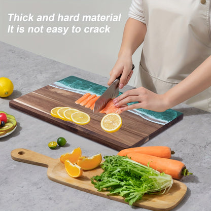 Wave Resin Cutting Board Ocean Inspired