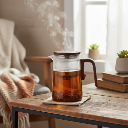 Glass Teapot Infuser Loose Leaf Tea Maker