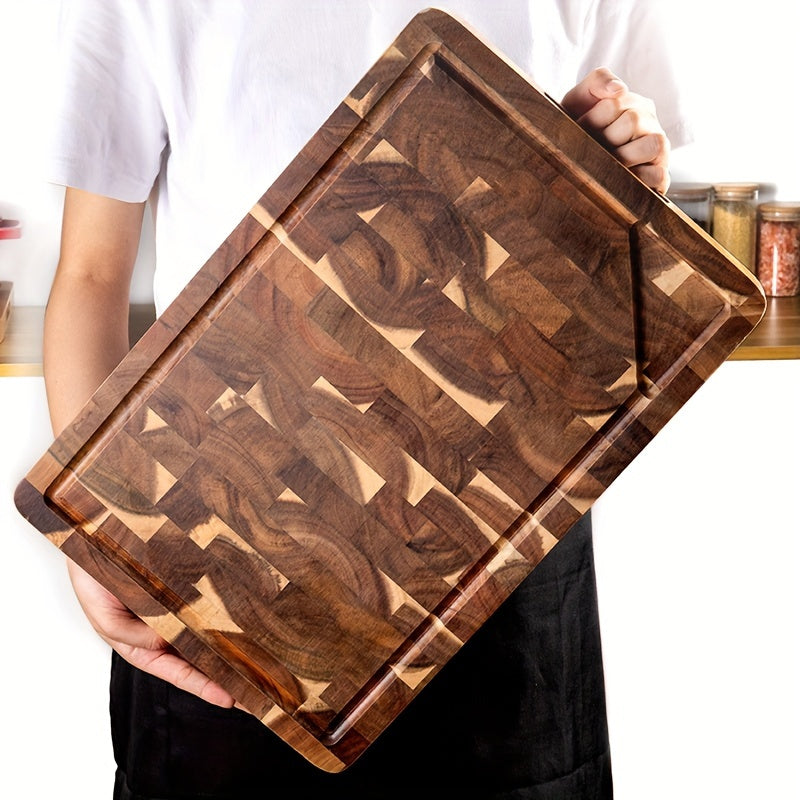 Acacia Wood Cutting Board Durable End Grain