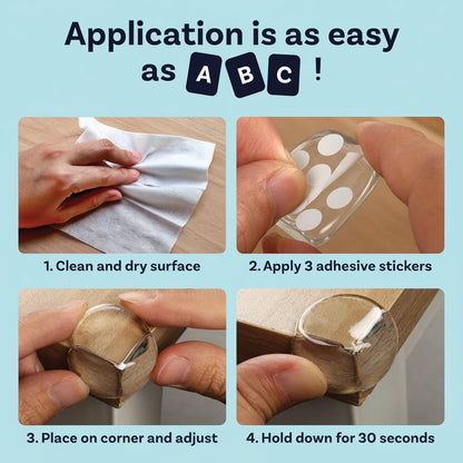 Clear Corner Protectors Baby Safety Durable