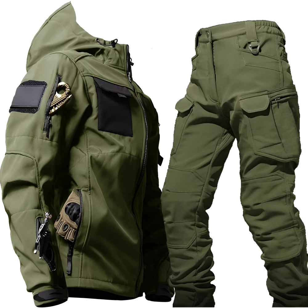 Men's Tactical Outdoor Jacket Pants Rugged