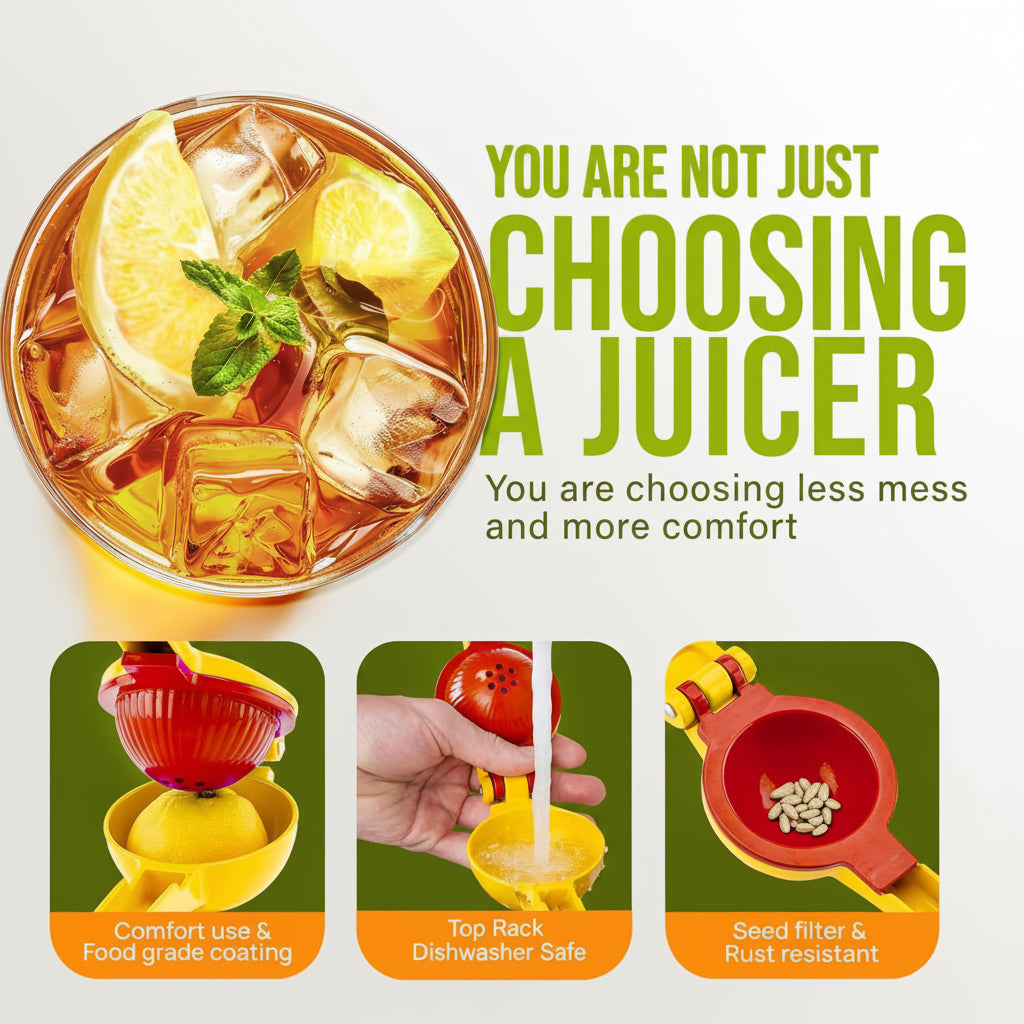 Lemon Squeezer Manual Citrus Juicer Aluminum