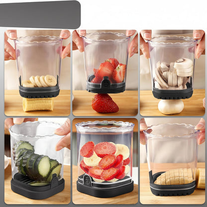 Fruit Slicer 8 Blades Easy Use Strawberry