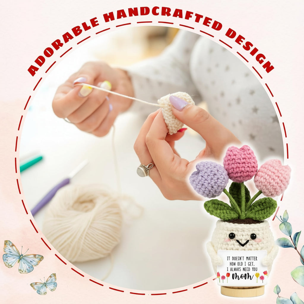 Mothers Day Gifts Crochet Flower Handmade