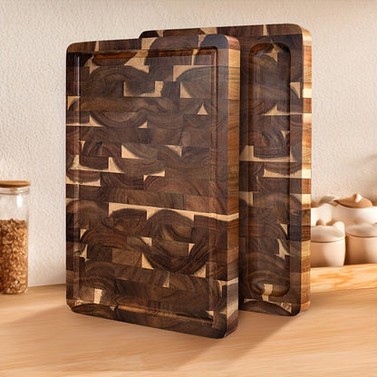 Acacia Wood Cutting Board Durable End Grain